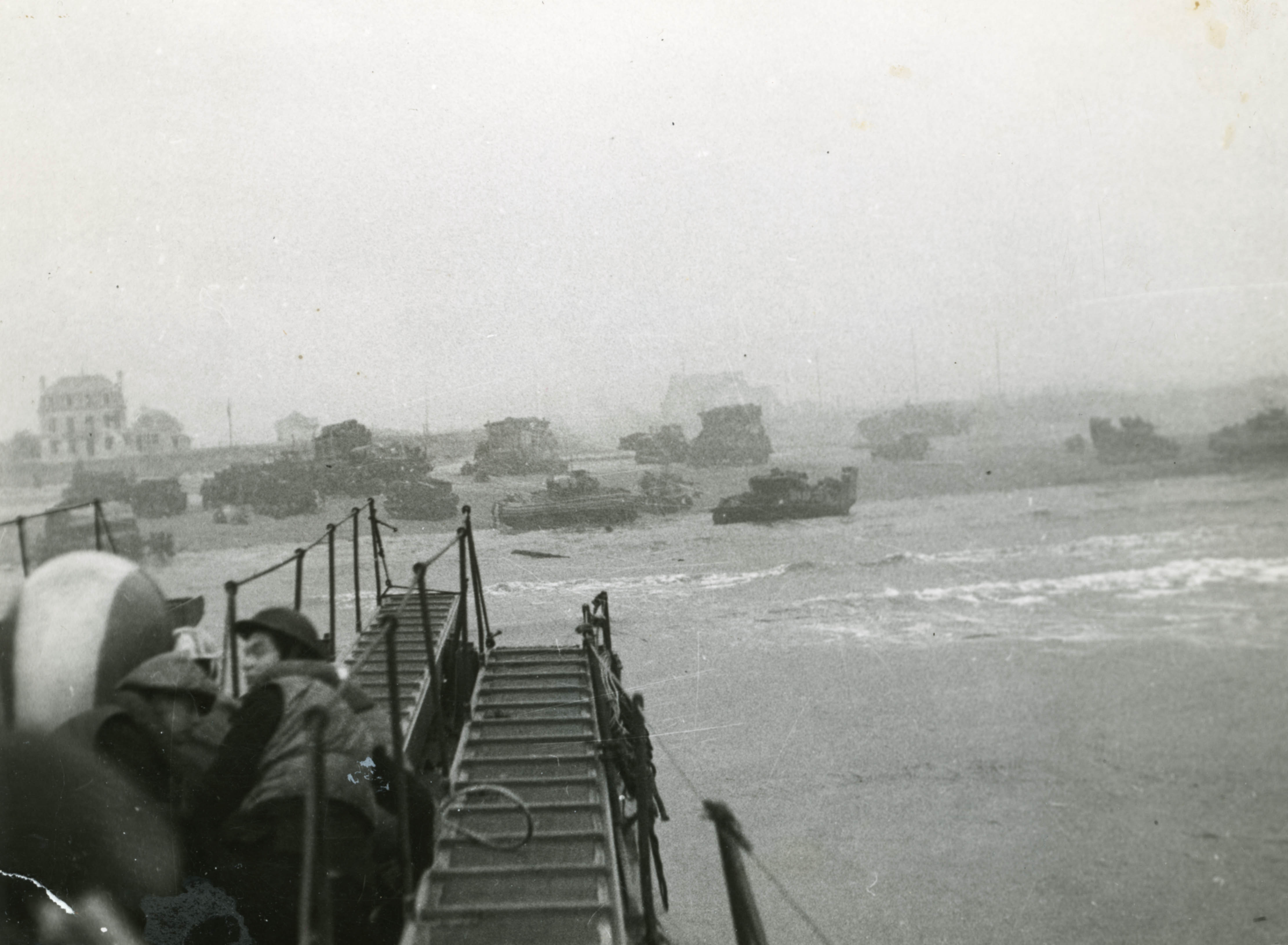 Royal Marine Commandos landing at Sword Beach during D-Day
