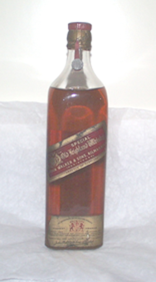 A bottle of Whisky left at the Astley Arms 1939