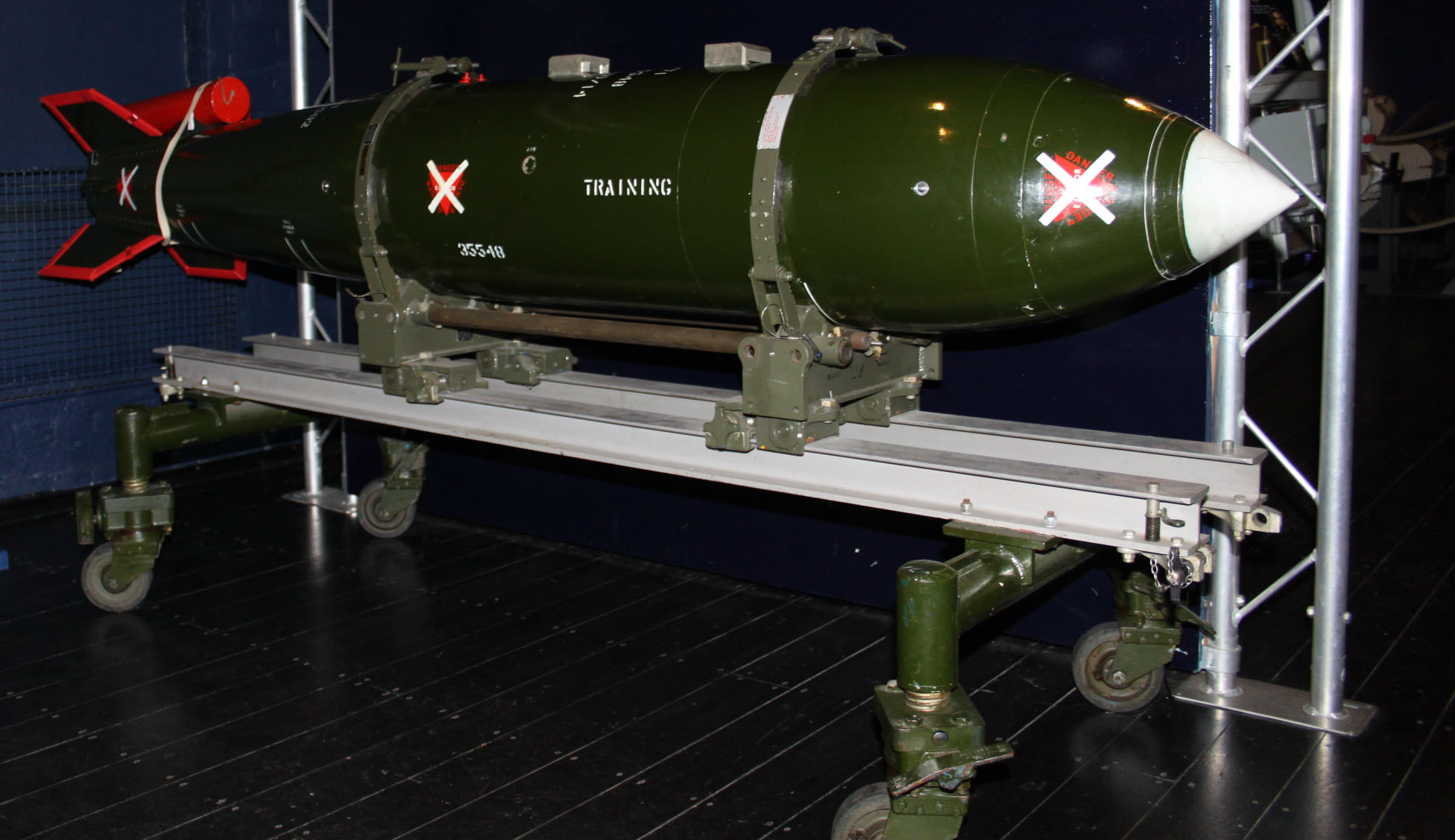 A WE177A nuclear depth charge or bomb