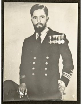 A photo of Lieutenant Commander Geoffrey Dunworth DSC