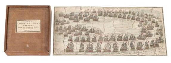 A jigsaw featuring the battle of Trafalgar