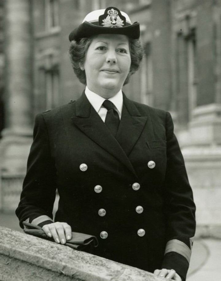 Commandant Anne Spencer, the last director of the WRNS