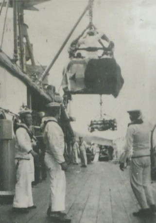 Children's party onboard HMS Repulse in 1924