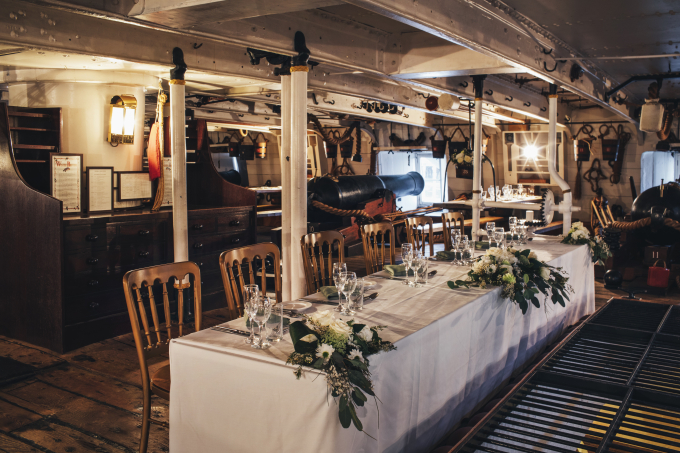 Top table bride and groom
