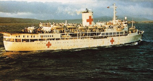 USS Uganda at sea