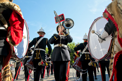 Royal Marines marching band