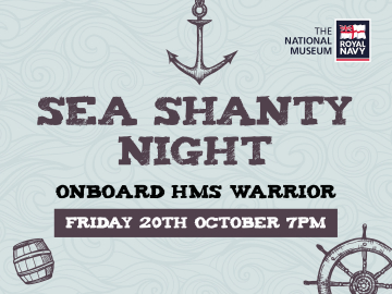 Sea Shanty party onboard HMS Warrior