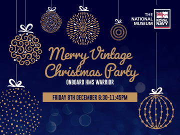 Christmas party onboard HMS Warrior
