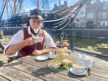 Afternoon tea at the National Museum of the Royal Navy Hartlepool