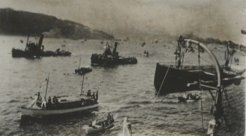 Special Service Squadron arriving in Sydney April 9 1924