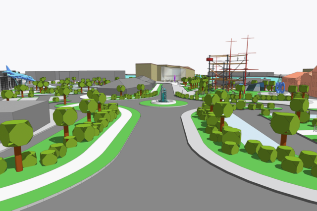 Concept art of the new NMRN Hartlepool site
