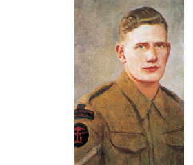 A portrait of a man in military uniform