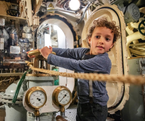 Child on board HMS Alliance