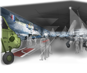 Artist impression of the new flight deck