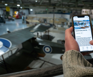 Sopwith Baby aircraft at Fleet Air Arm Museum. Credit NMRN