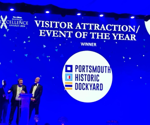 Portsmouth Historic Dockyard win at the News Excellence Awards 2024