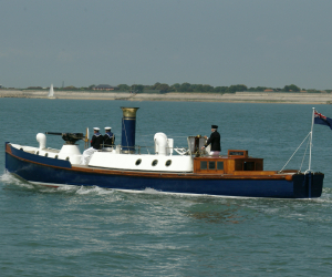 Steam Pinnace On the Water