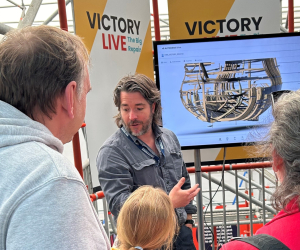 Conservator showing digital model