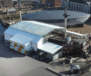 aerial few of hms victory