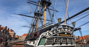 HMS Trincomalee exterior of ship